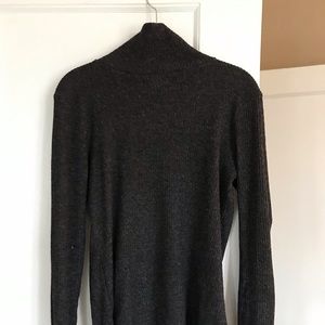 Simple dark grey turtleneck